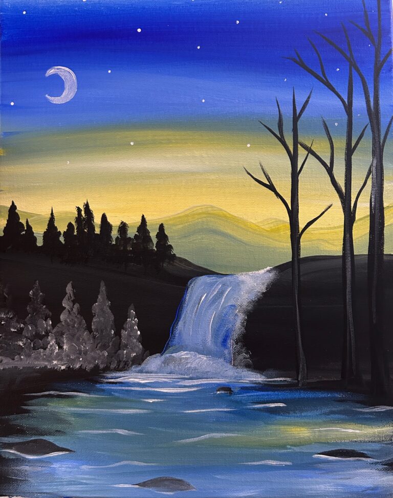Falls after dark